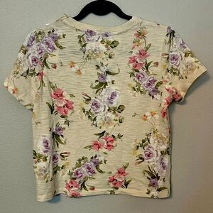 A Shrunken Tee from LoveShackFancy and GAP in size small.
